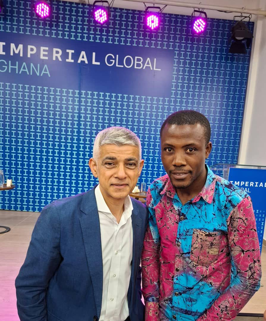 Tema GJA Chairman, Michael Dewornu meets London mayor to explore opportunities for journalists
