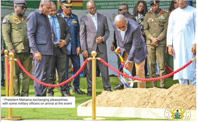At WASSA 2026: President Cuts Sod for 2,000 Housing Units for GAF
